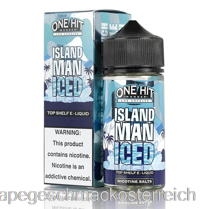 Island Man Iced – One Hit Wonder E-Liquid – 100 Ml, 3 Mg Vape-Geschmack